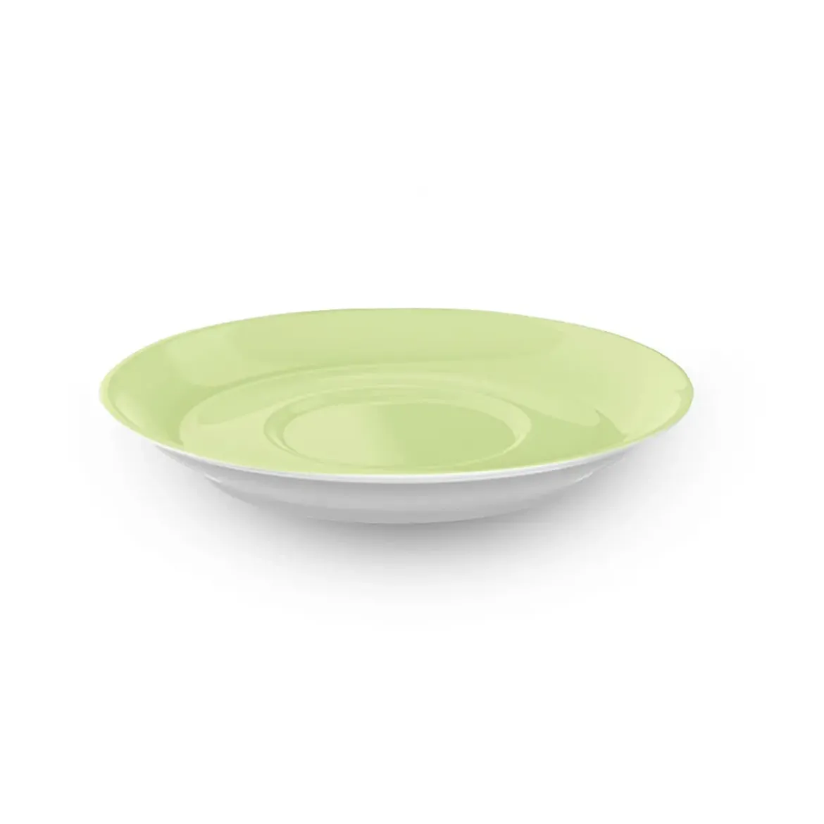 Dibbern Espresso-Untertasse 12 cm Solid Color Classico Pistazie