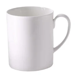 Dibbern Henkelbecher 0,45 l Fine Bone China Konisch-Zylindrisch weiß