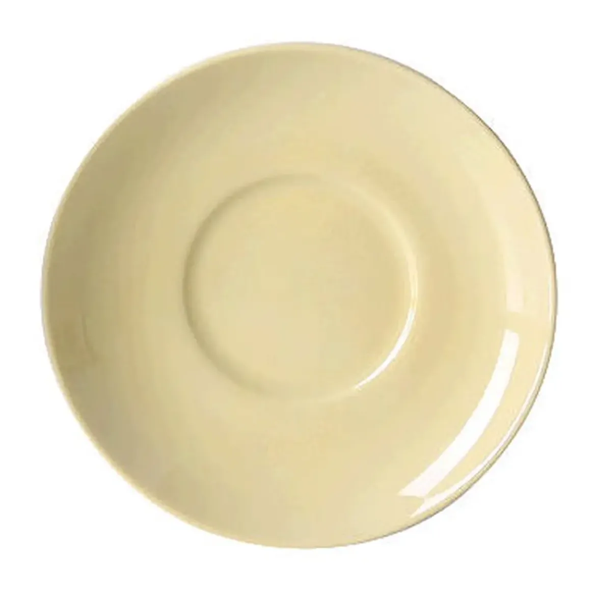 Dibbern Kaffee-Untertasse 15 cm Solid Color Vanille