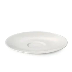Dibbern Kaffeeuntertasse Fine Bone China Coupe weiß