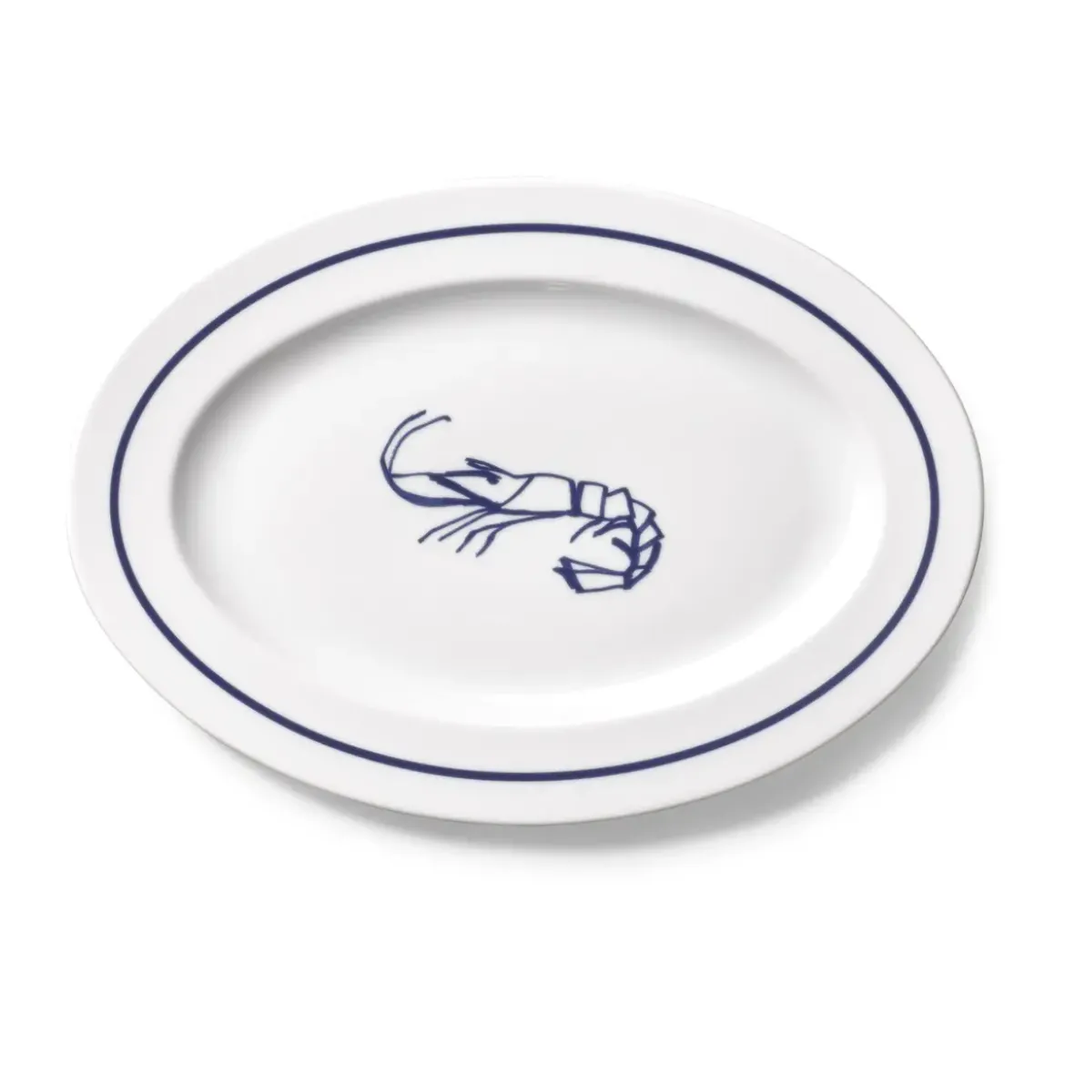 Dibbern Platte 33 cm Solid Color Brasserie Marine