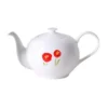 Dibbern Teekanne rund 1,30 L Impression Mohn