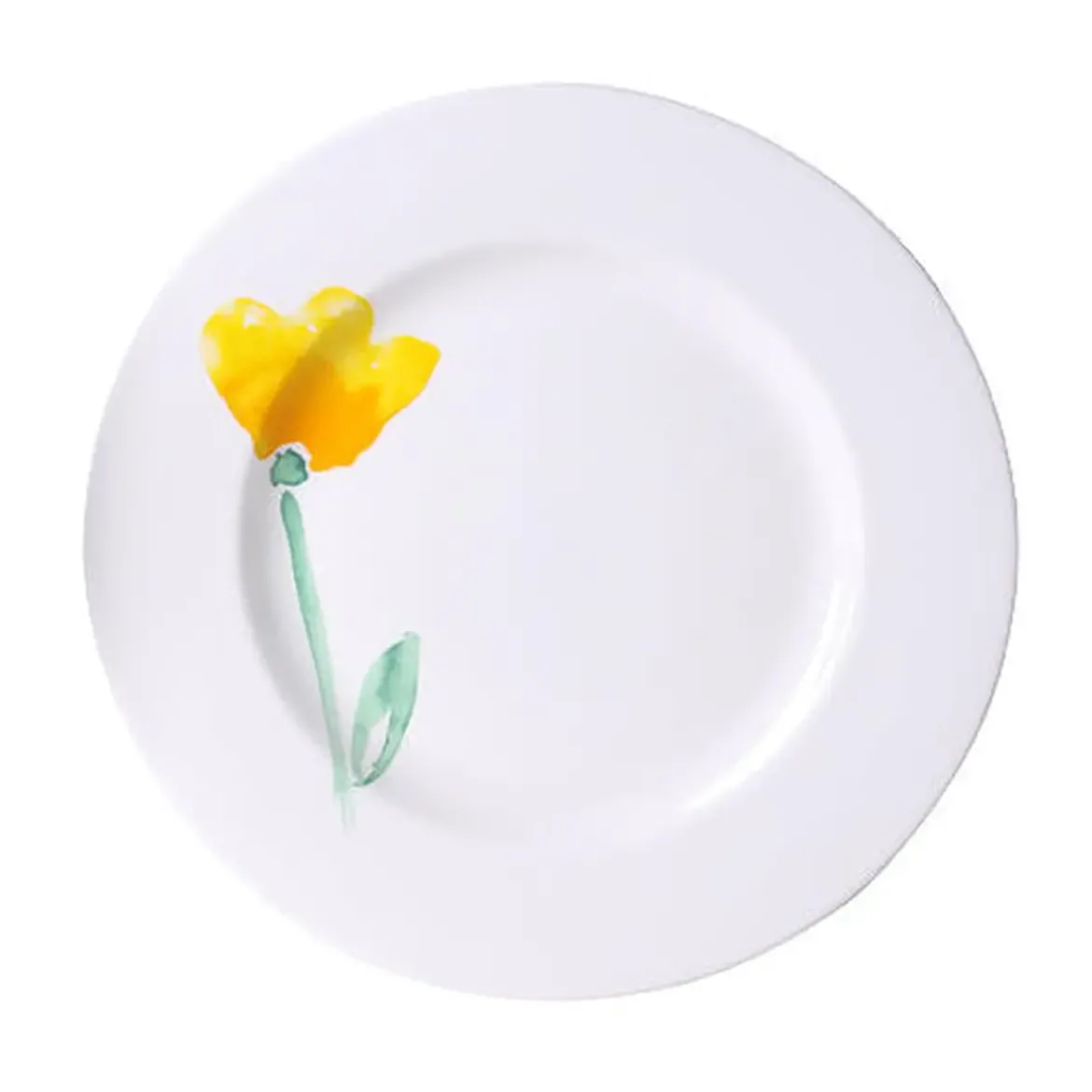 Dibbern Teller 26,5cm Impression Blume gelb