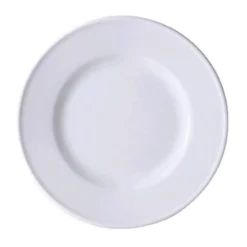 Dibbern Teller flach 21 cm Fahne Solid Color weiss