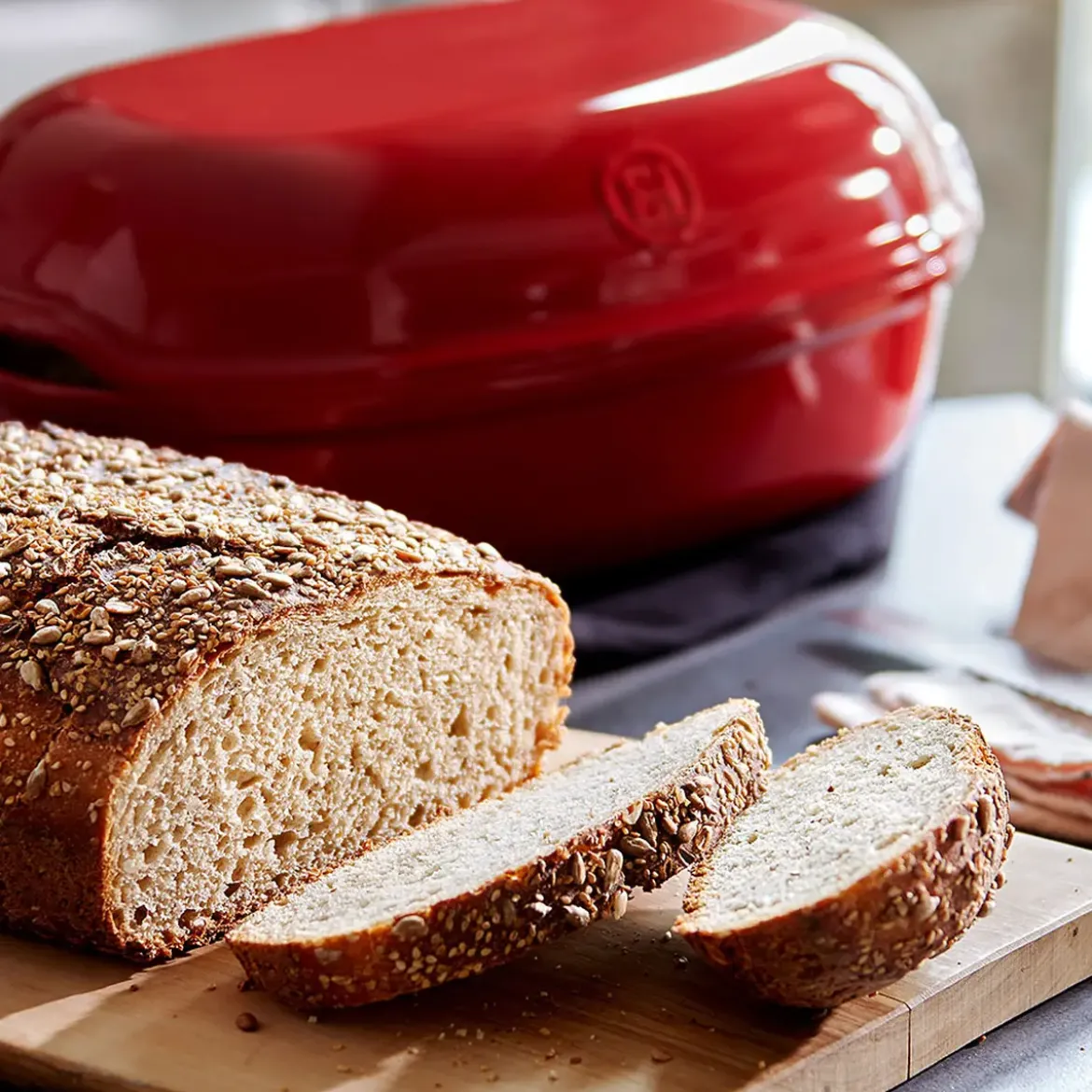 Emile Henry Artisan Brotbackform Grand Cru 2-tlg.