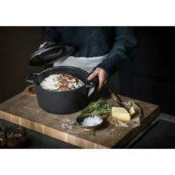 Fiskars Kasserolle 6,0 l Norden schwarz