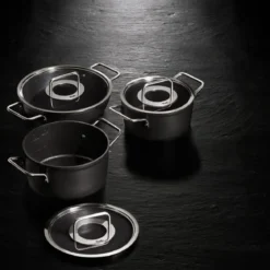 Fissler Bratentopf mit Glasdeckel 28 cm Adamant schwarz