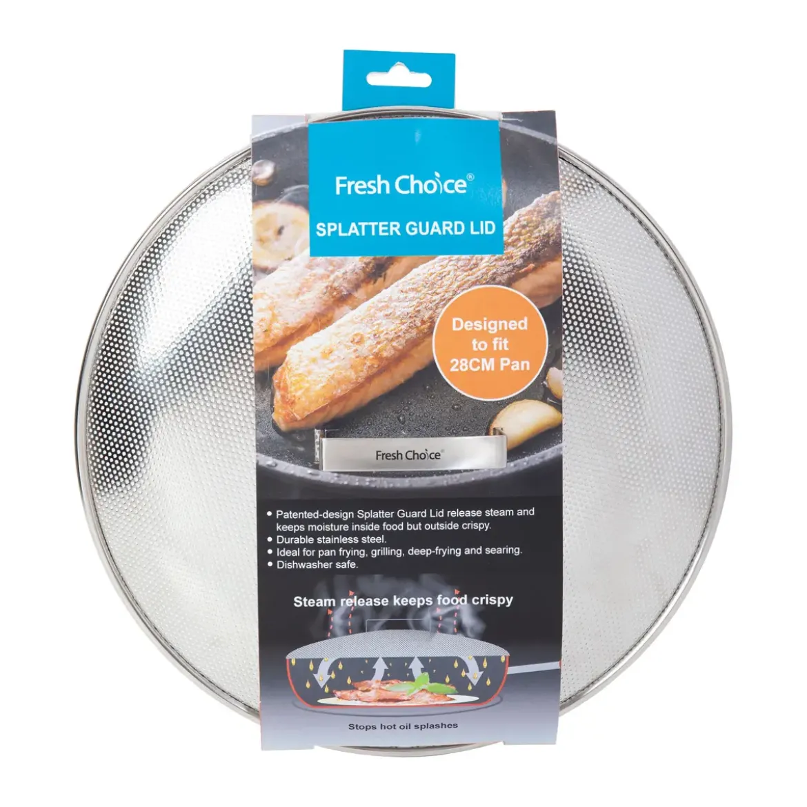 FreshChoice Universal-Deckel 28 cm edelstahl