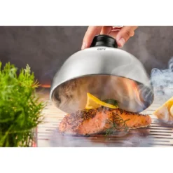 Gefu Burger- und Schmelzglocke 15 cm BBQ silber
