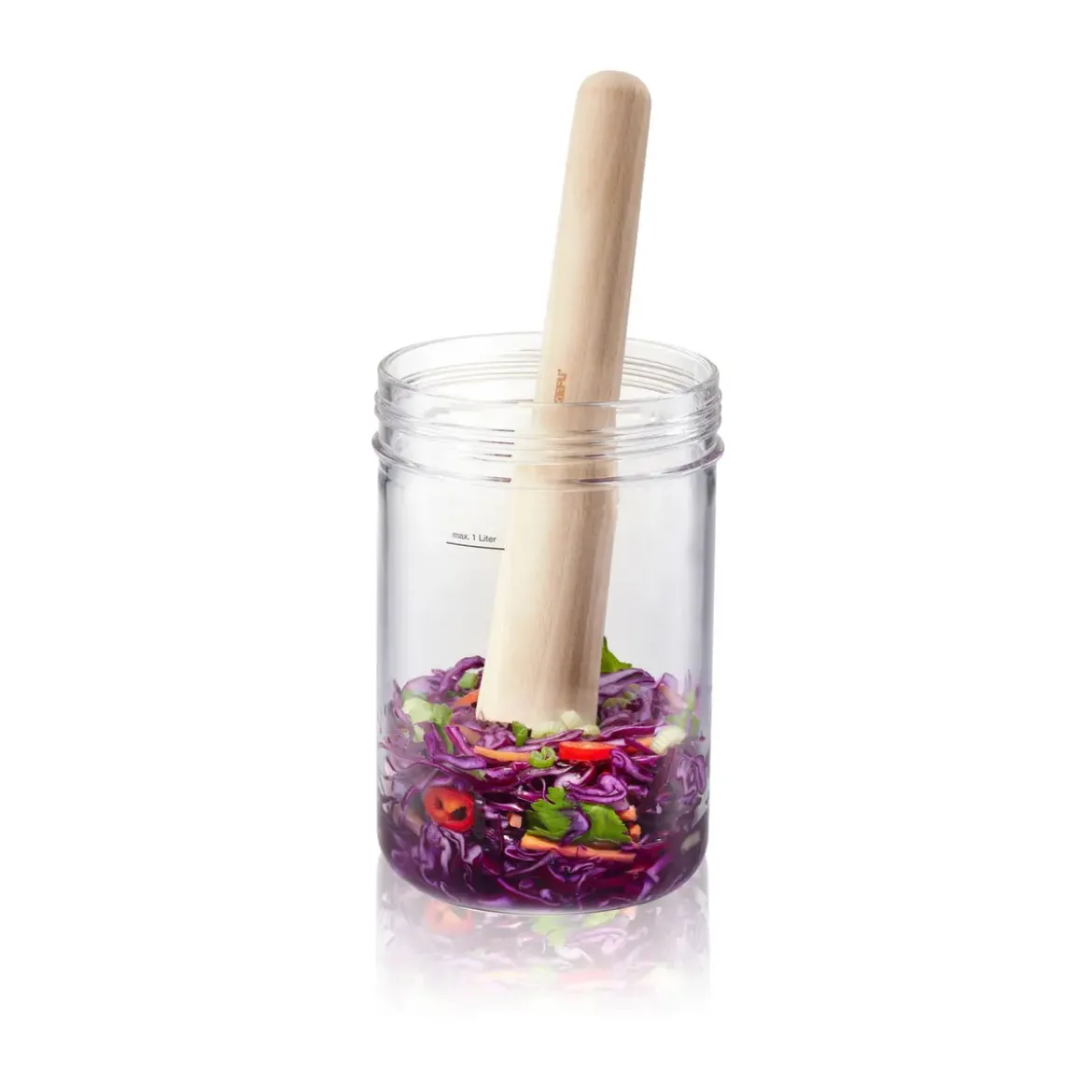 Gefu Fermentier-Set 4-tlg. Nativo mehrfarbig