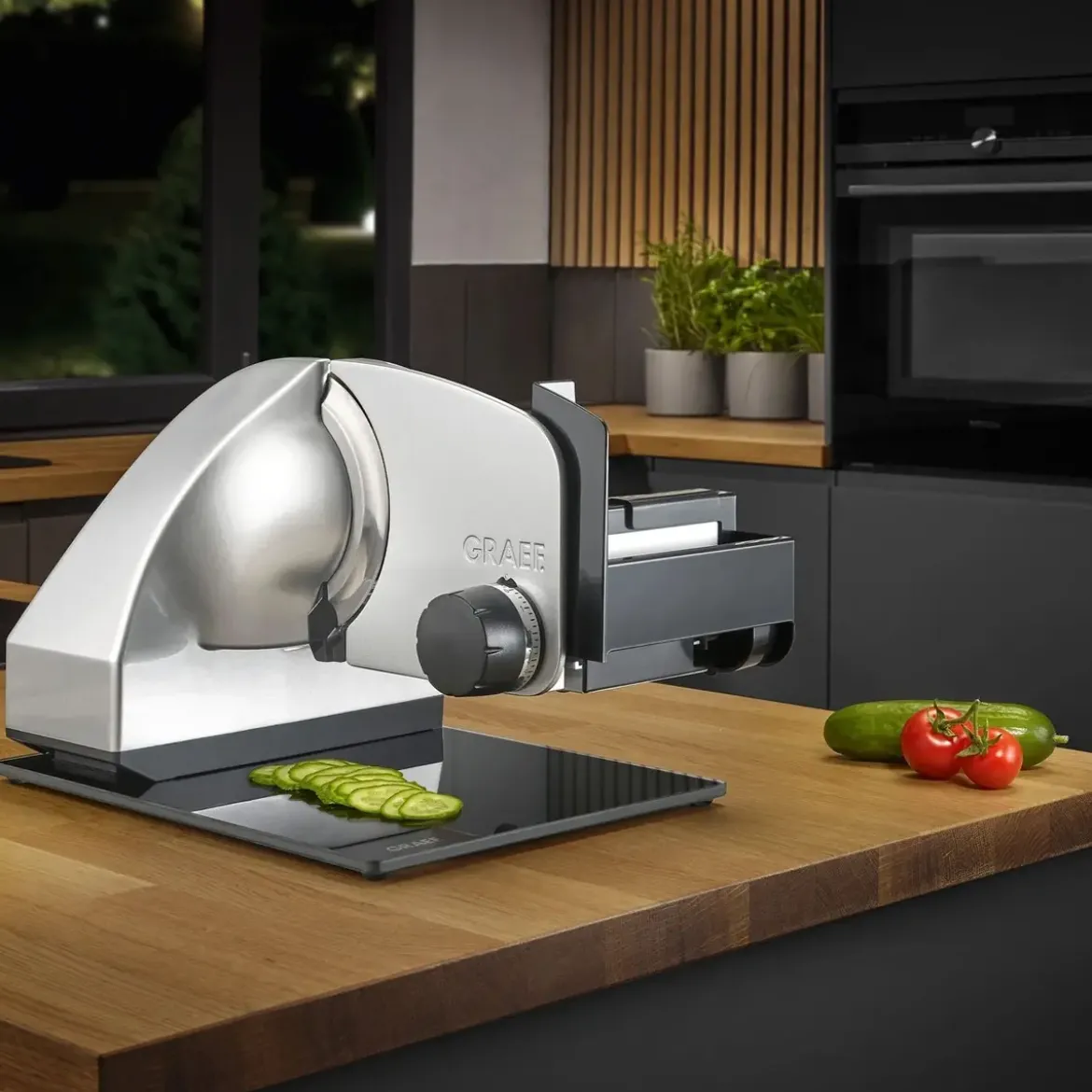 Graef Master M98F Allesschneider 170 W silber