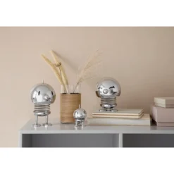 Hoptimist LED-Lampe Bumble L 15 cm 5 W Chrome