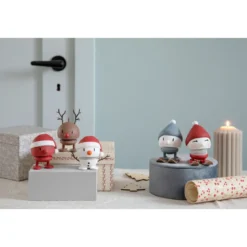 Hoptimist Santa Bumble S 7 cm Soft Red
