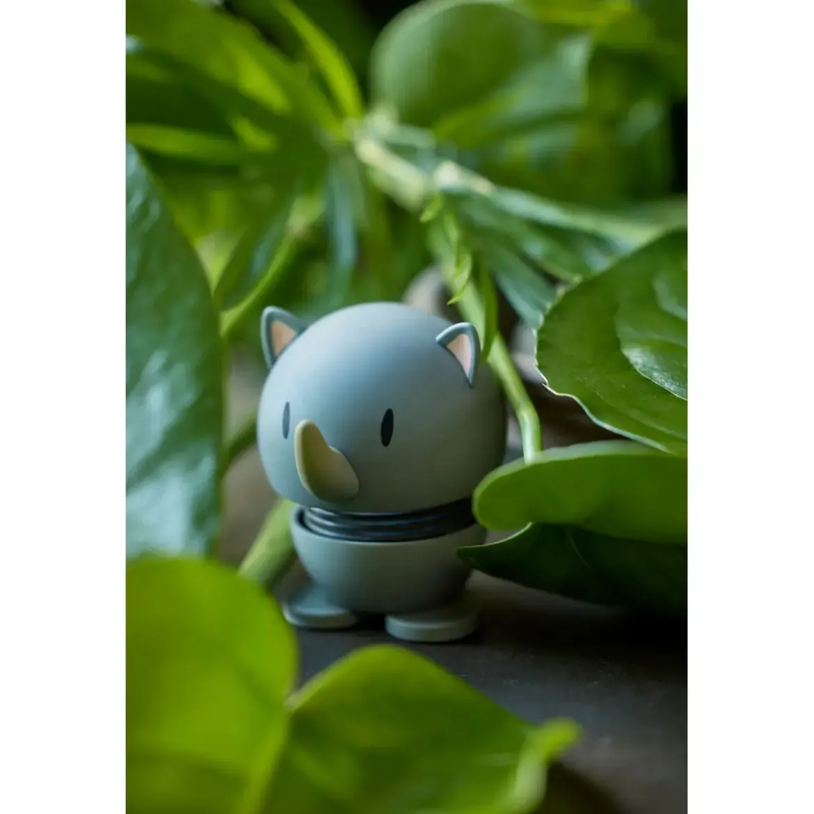 Hoptimist Soft Rhino 6 cm grey
