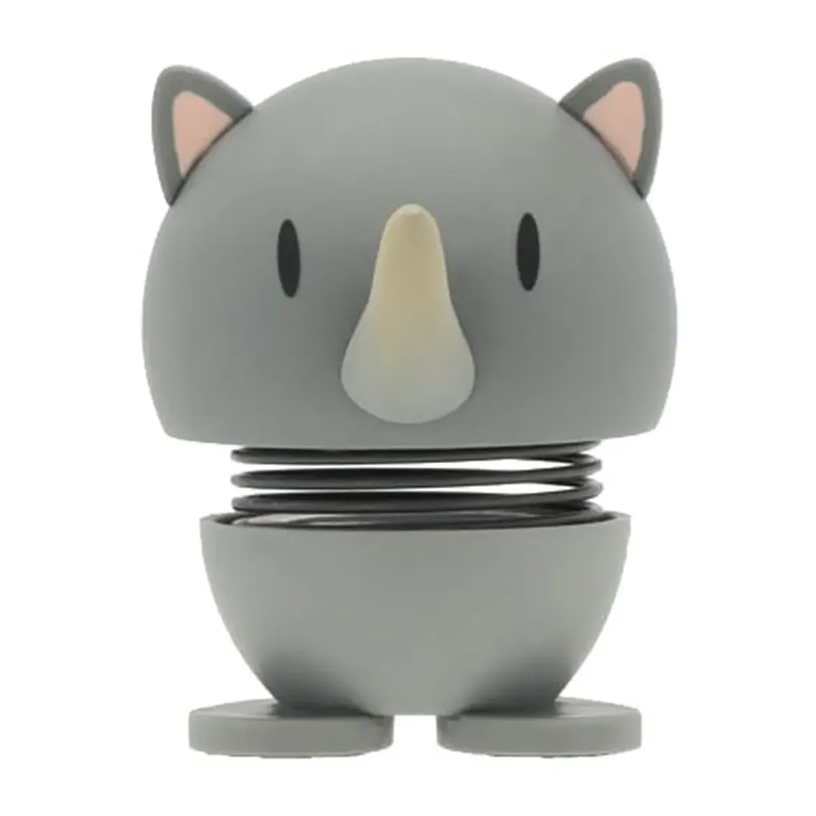 Hoptimist Soft Rhino 6 cm grey