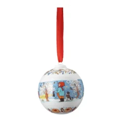 Hutschenreuther Porzellankugel 6 cm Sammeledition Weihnachten Weihnachtskugel 2022