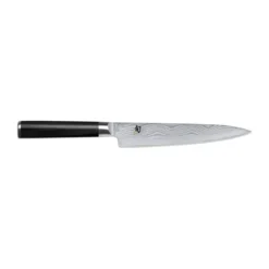 Kai Allzweckmesser Shun Griff Holz schwarz 15 cm