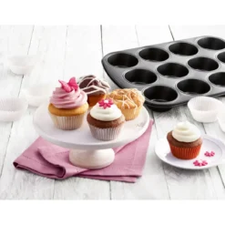 Kaiser Muffinform 38x27 cm schwarz