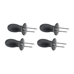 Küchenprofi Maiskolbenhalter 4er-Set BBQ schwarz