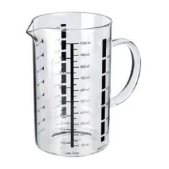Küchenprofi Messbecher 1 ltr. Glas Glas