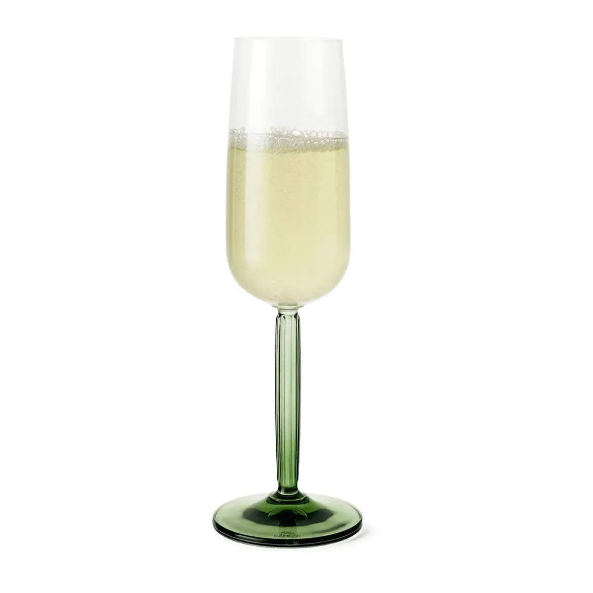 Kähler Champagnerglas 2er-Set Hammershoi grün