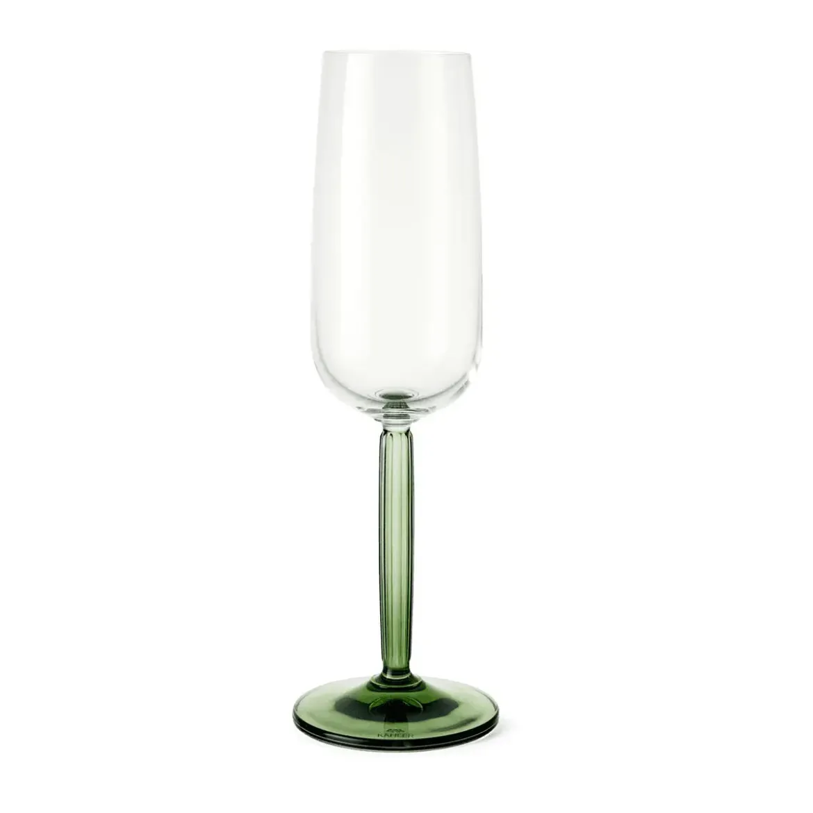 Kähler Champagnerglas 2er-Set Hammershoi grün