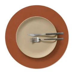 LINDDNA Tischset L 38 cm Circle Nupo rust