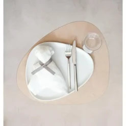 LINDDNA Tischset L 37x44 cm Curve Nupo sand