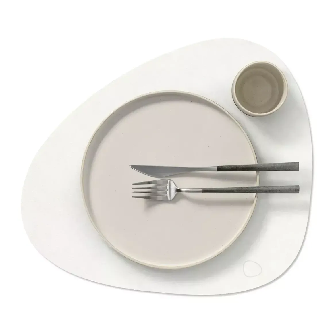 LINDDNA Tischset L 37x44 cm Curve Nupo pure white