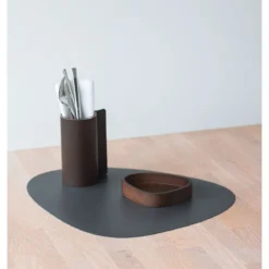 LINDDNA Tischset L 37x44 cm Curve Serene anthracite