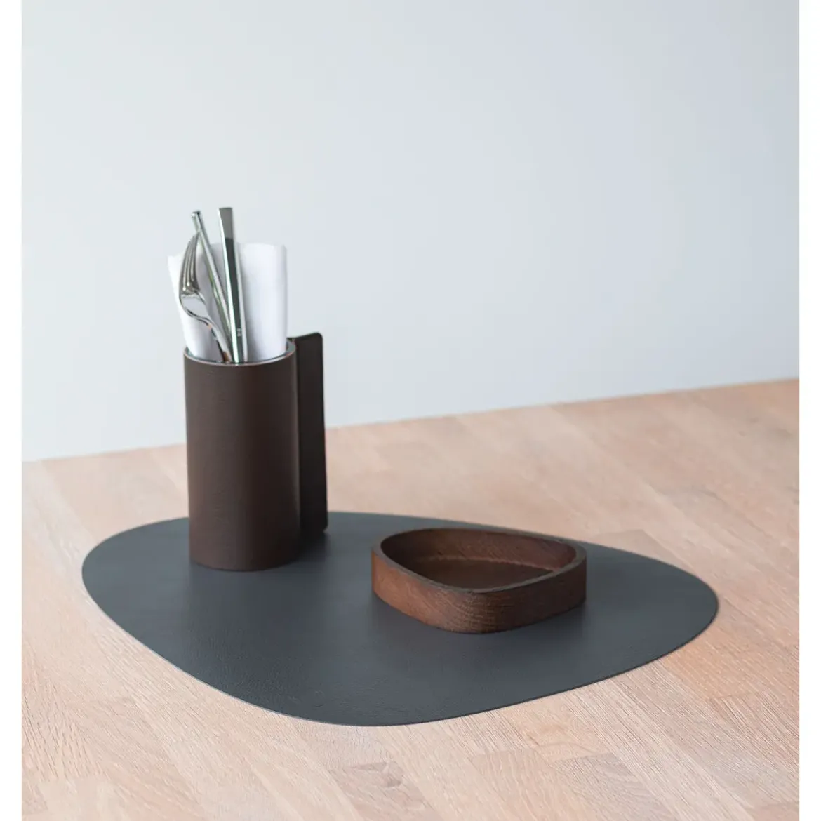 LINDDNA Tischset L 37x44 cm Curve Serene anthracite