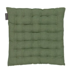 Linum AB Sitzkissen 40x40 cm Pepper dunkles olivgrün