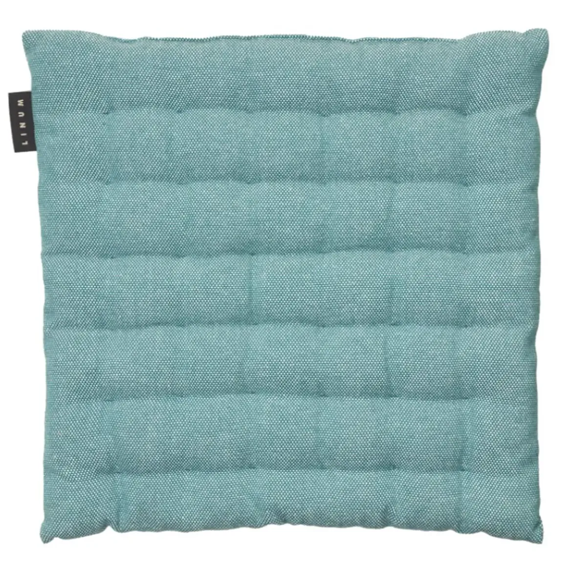 Linum AB Sitzkissen 40x40 cm Pepper dunkles grautürkis