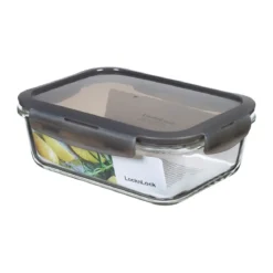 Lock & Lock Frischhaltedose 1,0 l Oven Glass grau