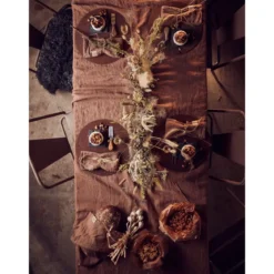 Lovely Linen Tischdecke 145x300 cm Lovely Almond