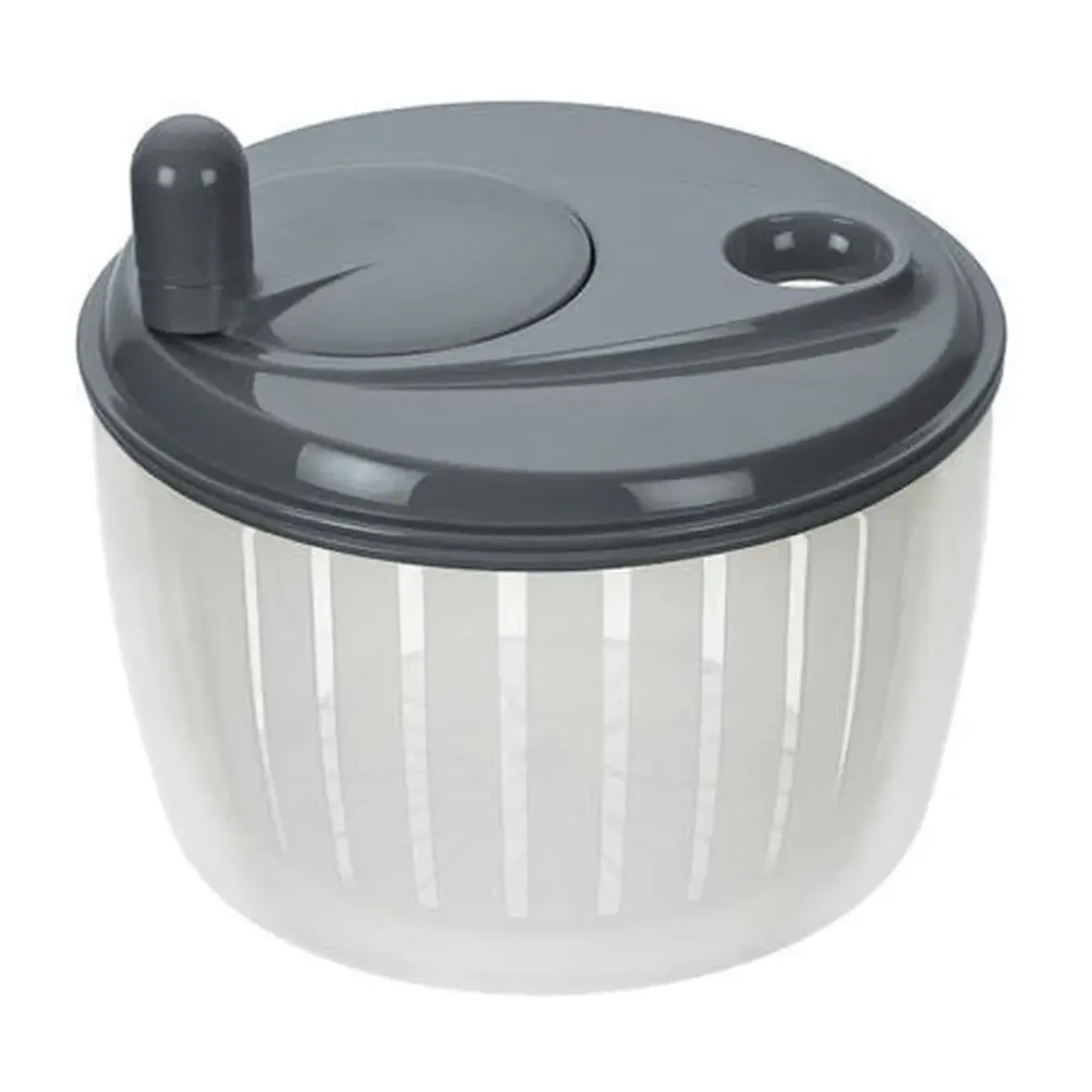 Lurch Salatschleuder mit Kurbel 23 cm grau