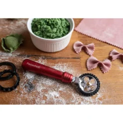 Marcato Teigrädchen Pastawheel 15 cm rot