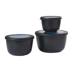 Mepal Starter Set Cirqula hoch Multibowl 3tlg. nordic black
