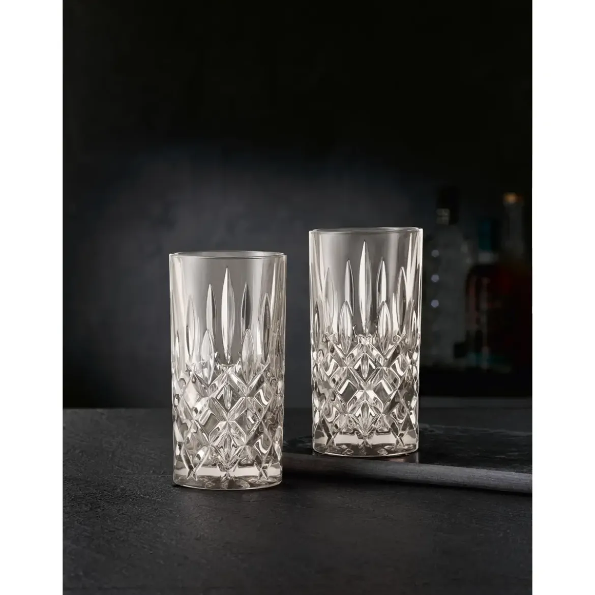 Nachtmann Longdrinkglas 2er-Set Noblesse Taupe
