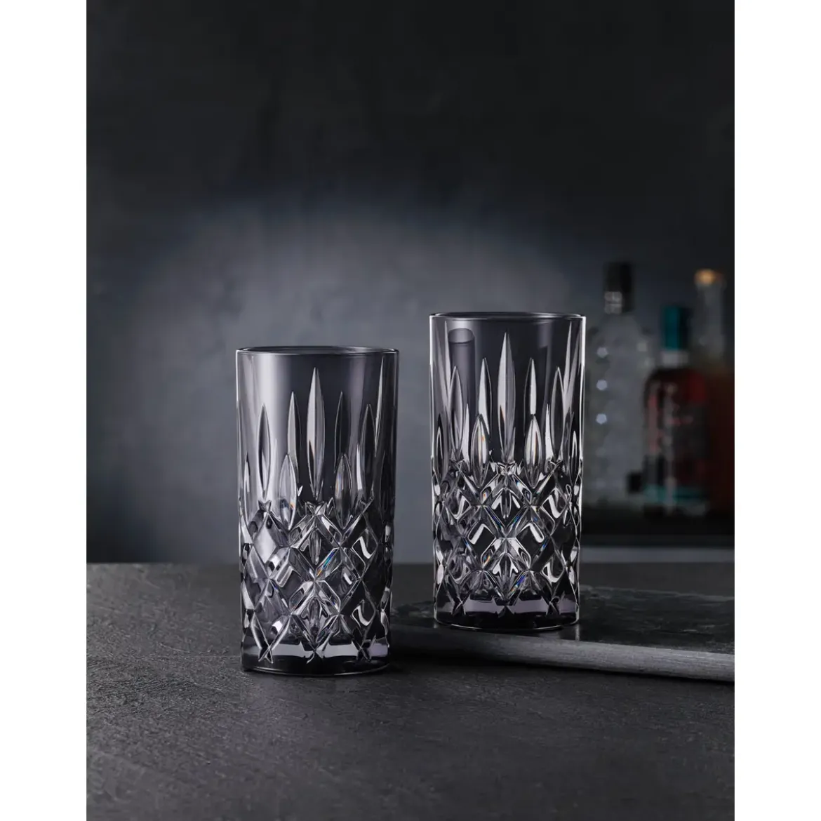 Nachtmann Longdrinkglas 2er-Set Noblesse Smoke