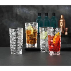 Nachtmann Longdrinkglas 4er-Set Bossa Nova klar