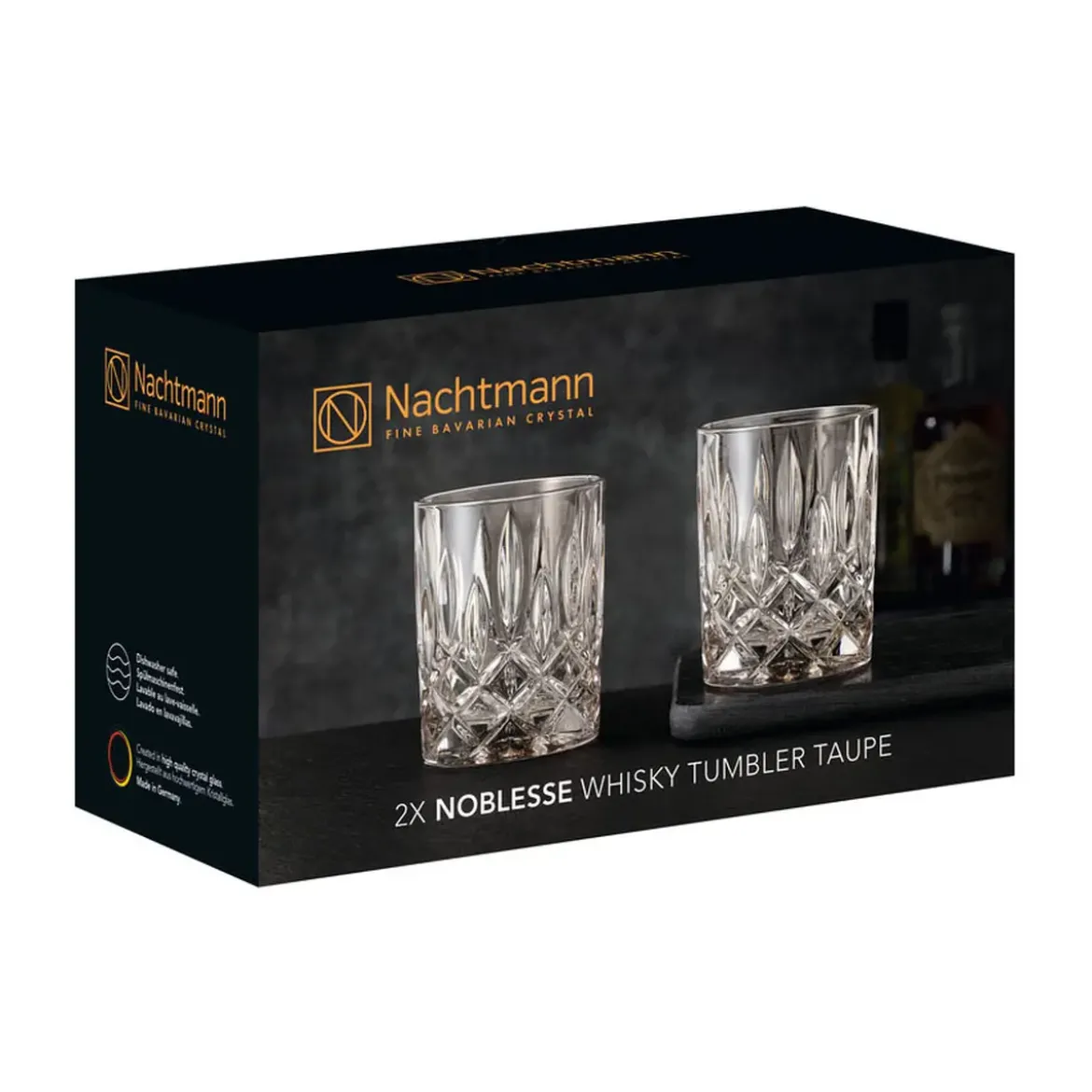 Nachtmann Whiskybecher 0,30 l 2 Stück Noblesse Fresh Colours Taupe