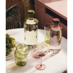 Paveau Longdrinkglas 2er-Set Swirl Moss