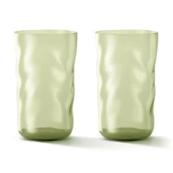 Paveau Longdrinkglas 2er-Set Swirl Moss