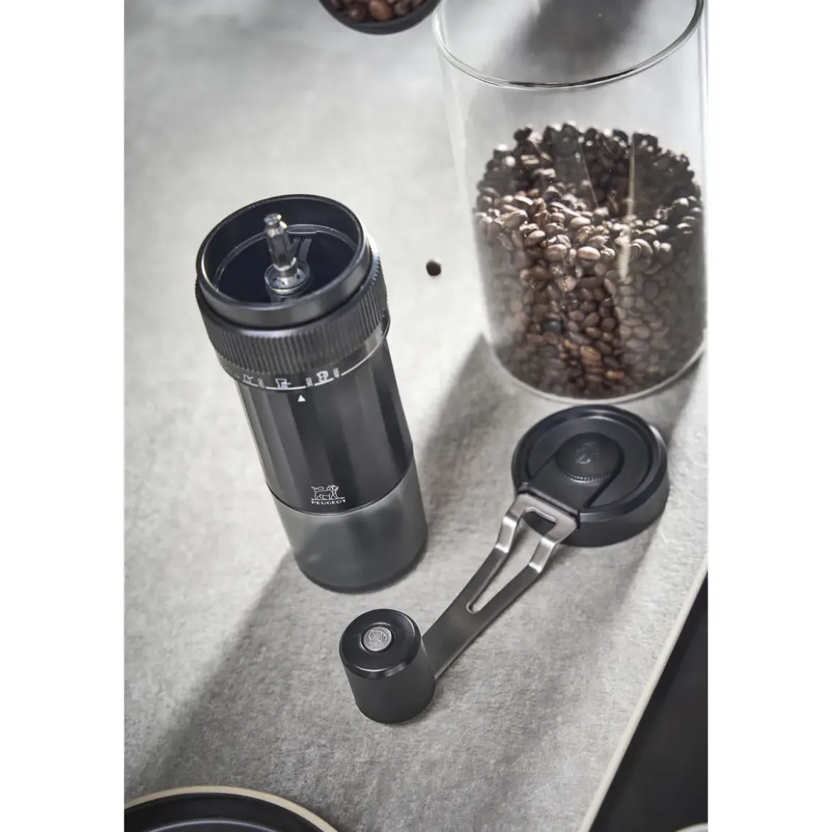 Peugeot Kaffeemühle 18 cm Presto u‘Select schwarz