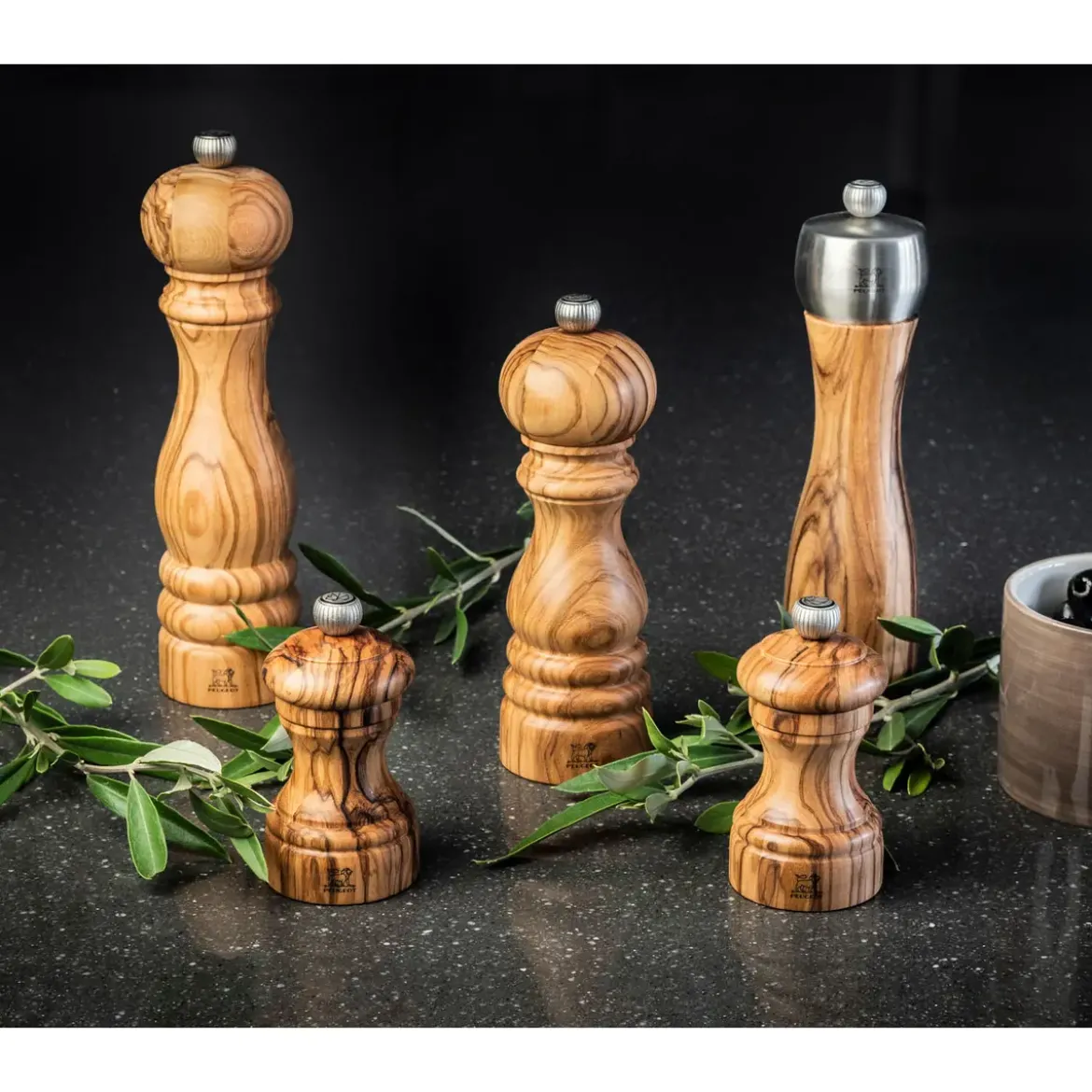 Peugeot Pfeffer- und Salzmühle 10 cm Bistro Duo Olive