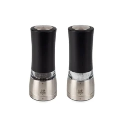 Peugeot Pfeffer- und Salzmühle 16 cm Daman Elektrisch Duo u‘Select schwarz