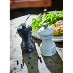Peugeot Salz-/Pfeffermühle 10,5cm Set Bistro Duo schwarz/weiss