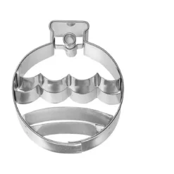 RBV Birkmann Ausstecher Christbaumkugel 6,5 cm mit Innenprägung Edelstahl