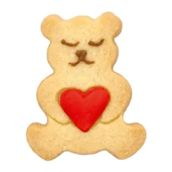 RBV Birkmann Ausstecher Teddybär mit Herz 6 cm edelstahl